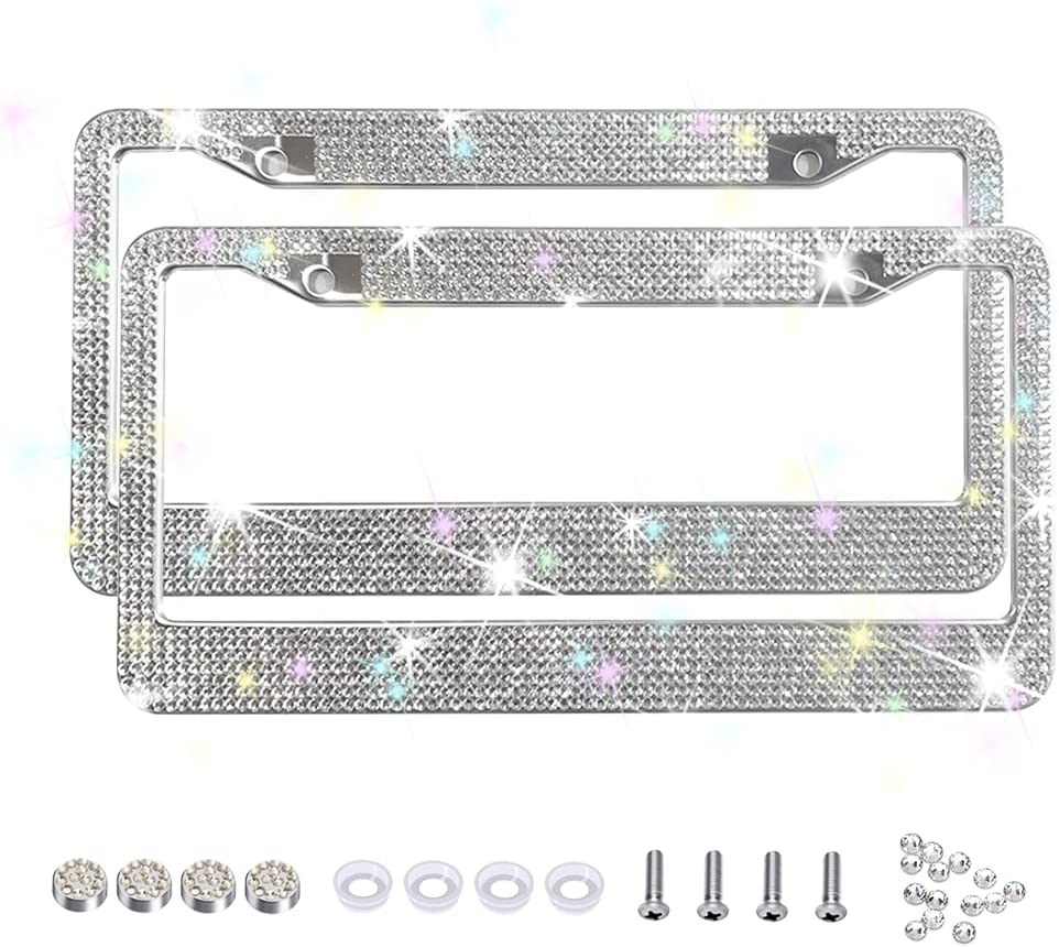 TooCust Diamond License Plate Frame