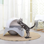 Wholesale Plastic Pet Cat Toile Pet Cleaning Product,Like Space Capsule Automatic Cat Toilet Cat Litter Box