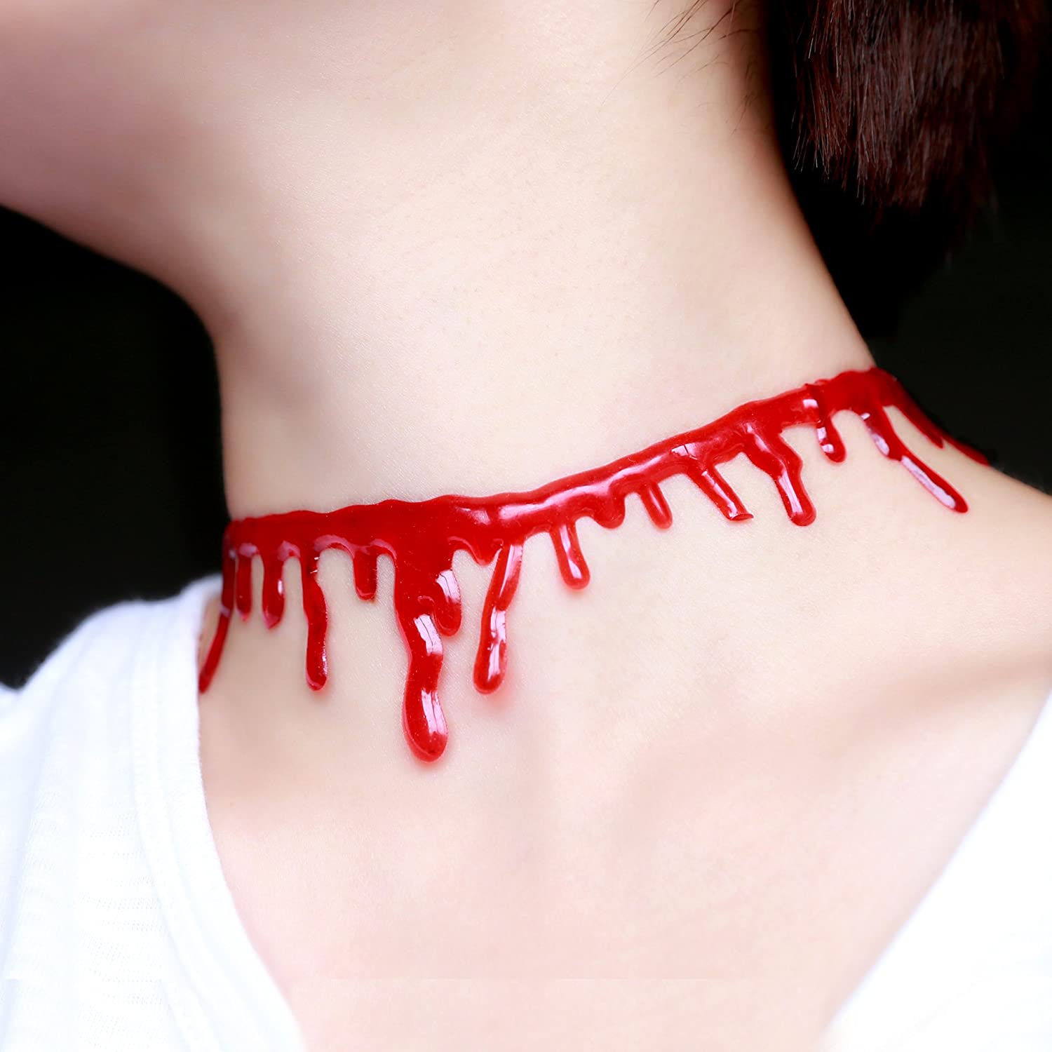 8''~15'' Halloween Blood Drip Slit Choker