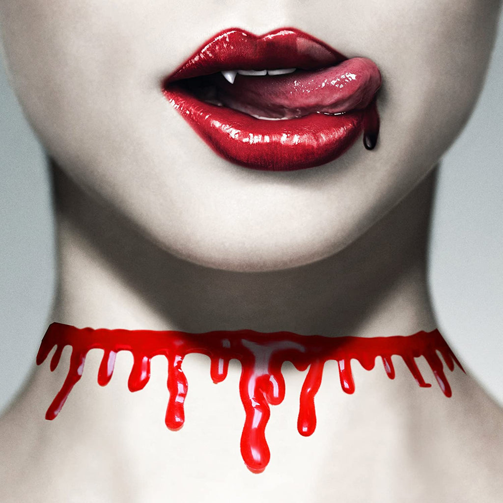 8''~15'' Halloween Blood Drip Slit Choker